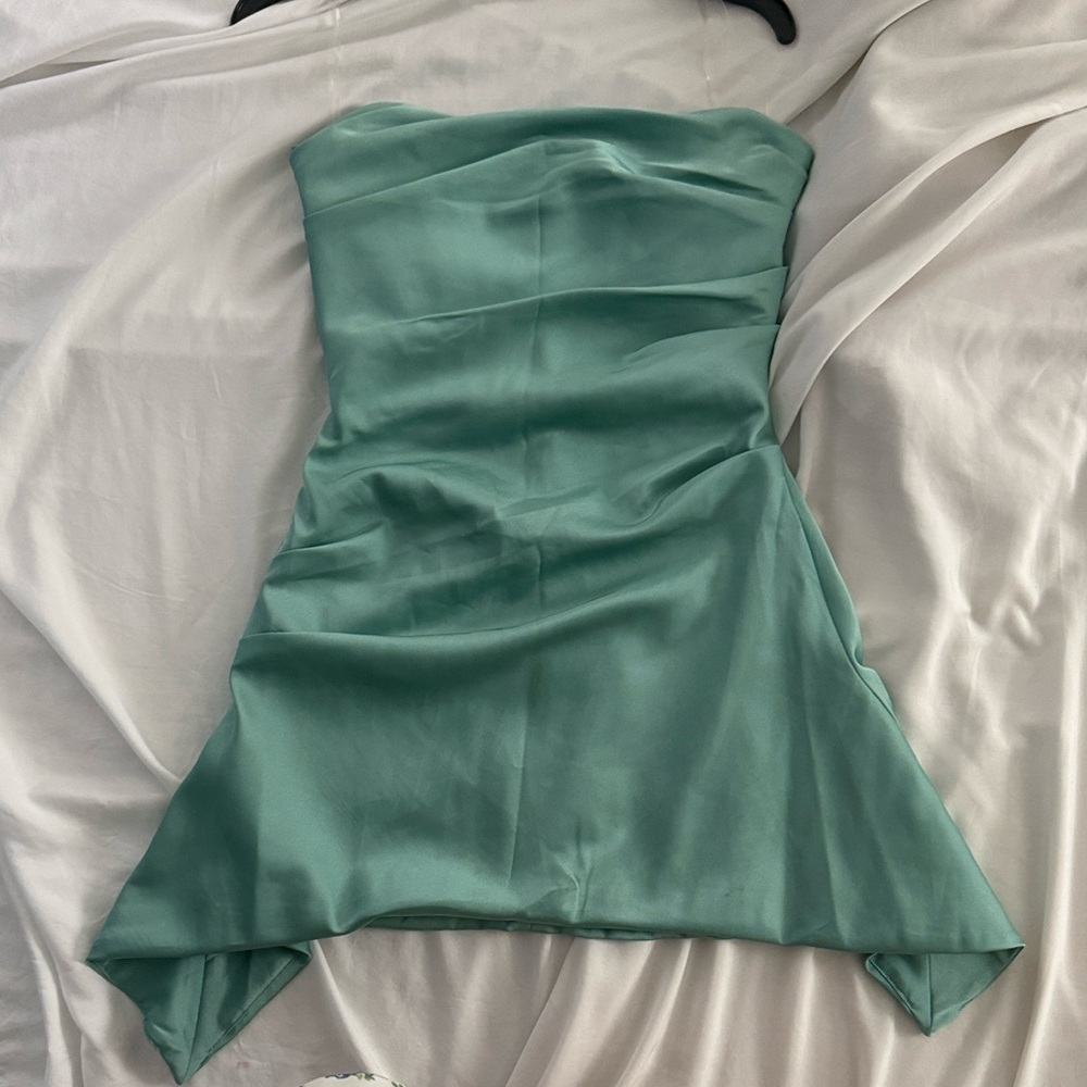 House of CB Jasmine Dress in Jade color